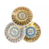 SCREW POST INOX B/120 GOLDEN PLATED