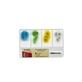 DISQUE DE FINITION ET DE POLISSAGE DE COMPOSITE B/40 AVEC MANDRIN (BLEU, VERT, JAUNE, BLANC) 12MM/14MM