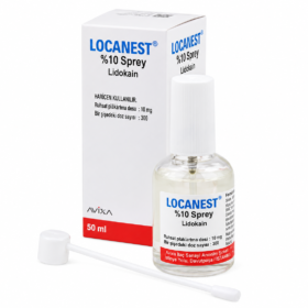 Anesthésie spray10 % , Locanest