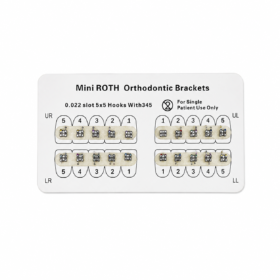BRACKET ENVELOPPE MINI ROTH 0.022 BOUCHE COMPLET (UPPER+LOWER)