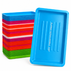 PLATEAU EN PLASTQUE AUTOCLAVABLE 10*20 CM